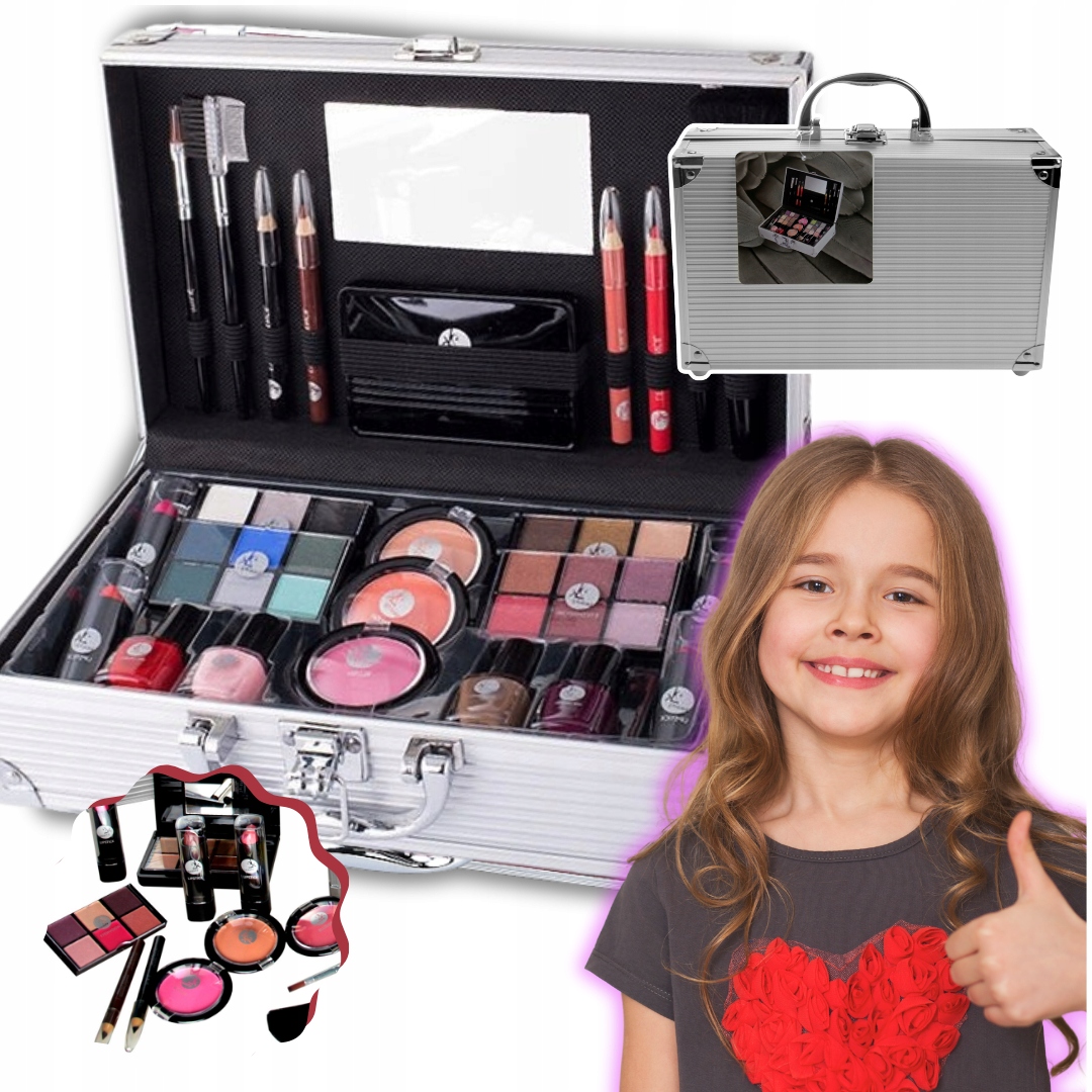 Kuferek Duży Make Up Kosmetyki Do Twarzy 9 10 11 12 13 Latki