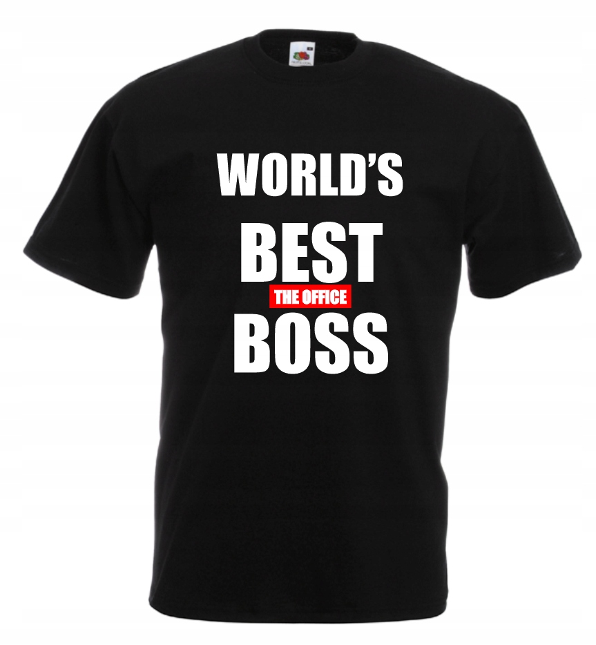

Koszulka męska World's Best Boss The Office L