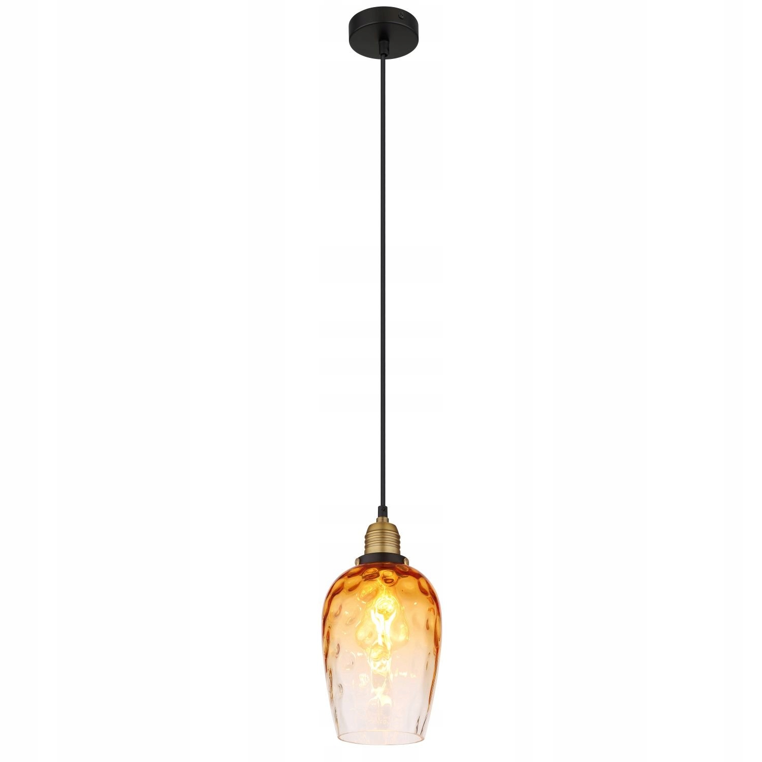 Závesná lampa Salvy čierno-oranžová Globo Lighting 15786H2