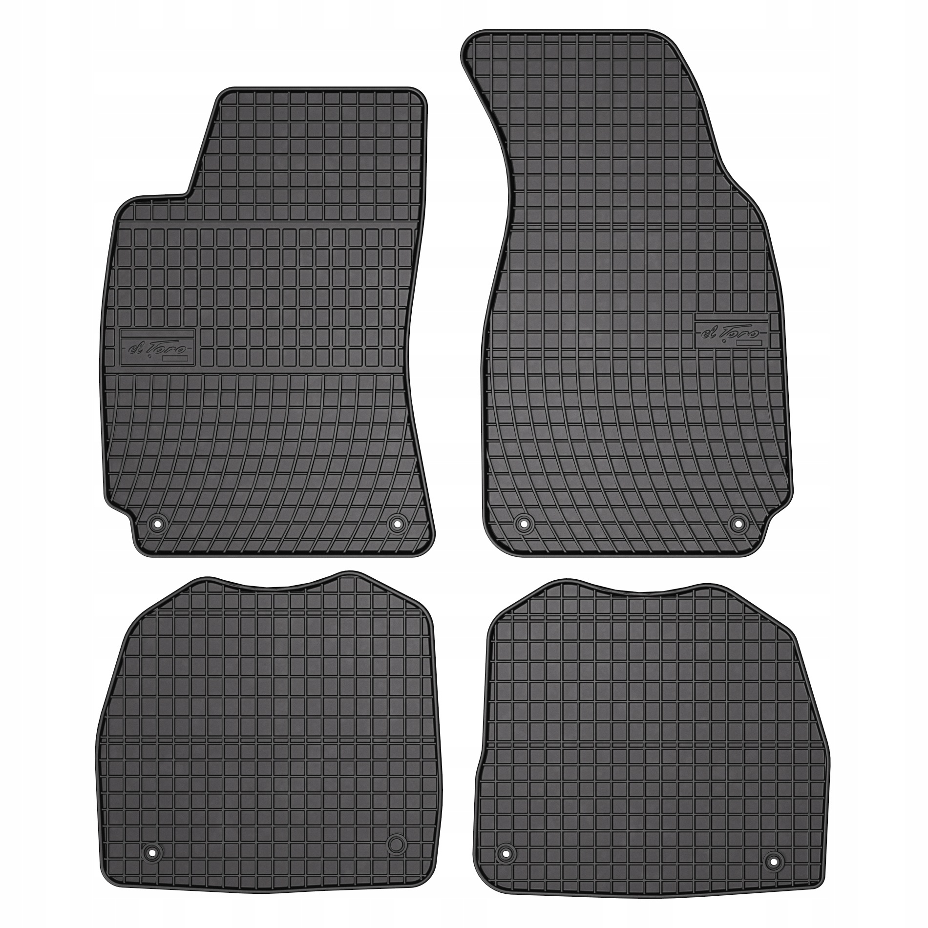 Dywaniki gumowe Frogum elToro do Skoda Superb I 2001-2008 komplet 4 szt.