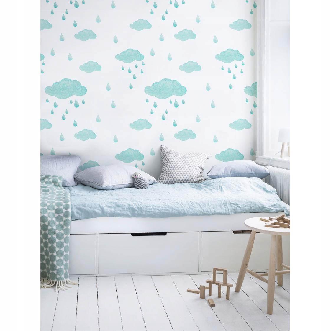 

Tapeta flizelina Chmury deszczowe 250x104 + klej