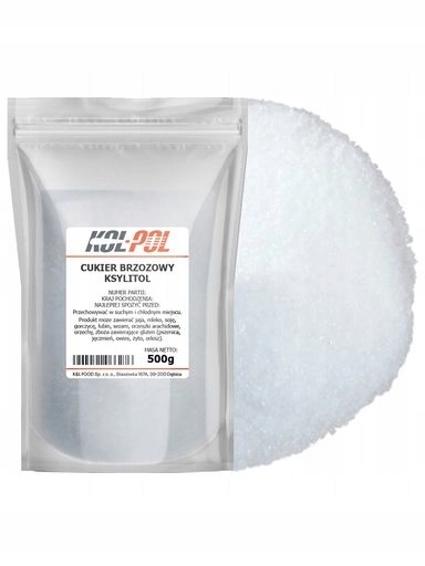 2x Finský Xylitol 500 g Cukr přírodní náhrada cukru Kol-Pol