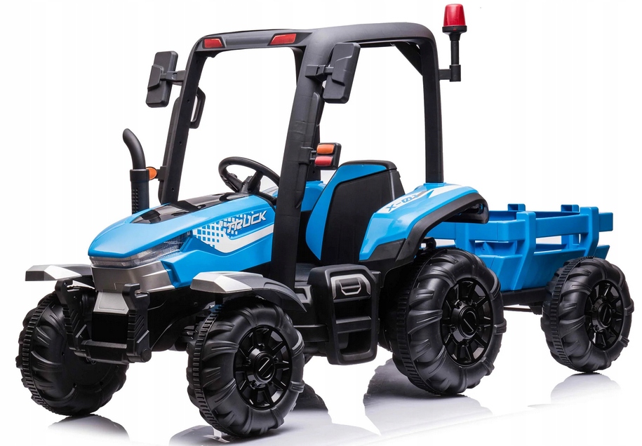 Traktor Na Akumulator Big 24V Skóra Miękkie Koła Eva Pilot 24V 400WAT