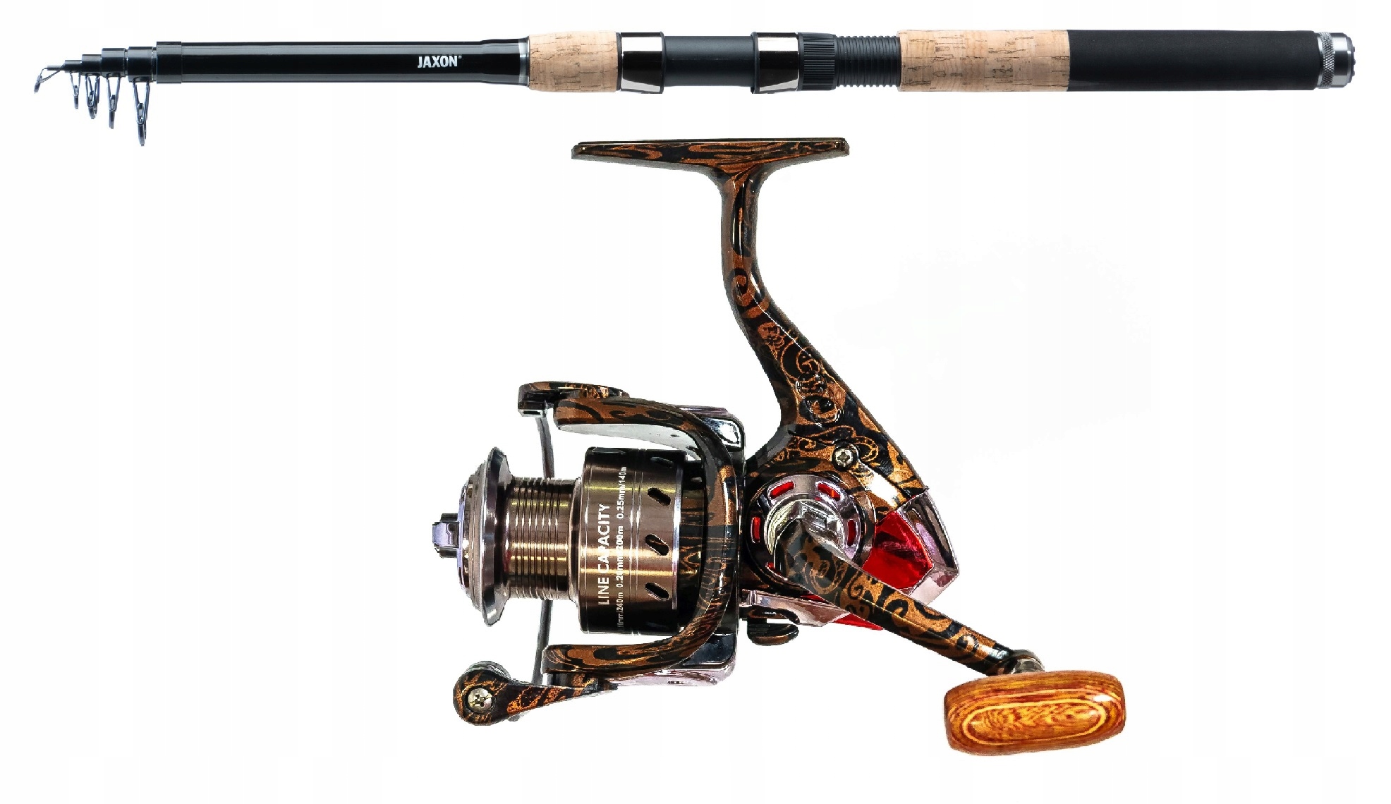 Komplet Wędkarski Zestaw Spławikowy Wędka 2,70 m Kołowrotek