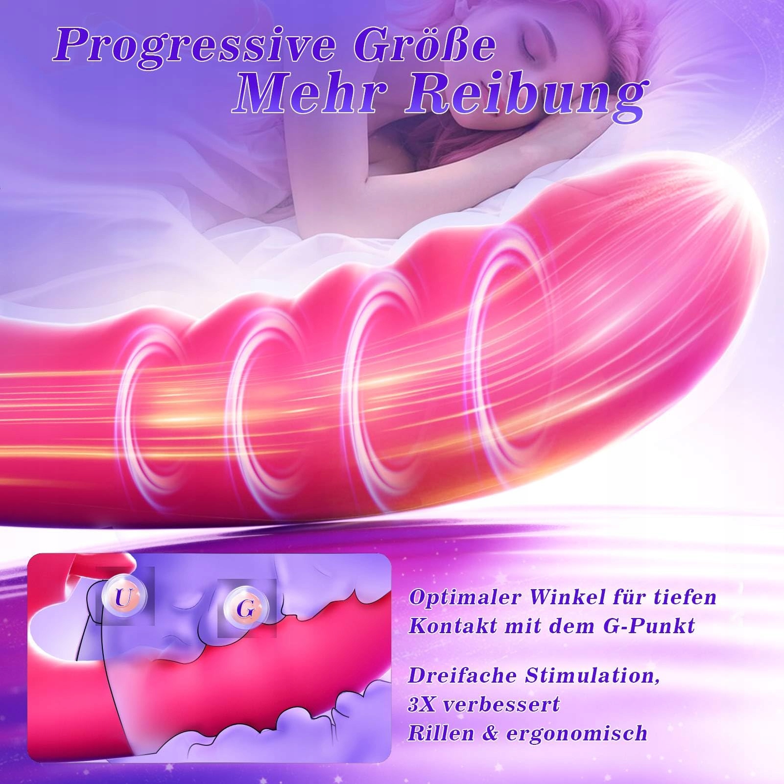 RABBIT VIBRATOR Zestaw Wibratorów Dla Kobiet 12 Trybów Cichy Silikonowy — miniatura 3