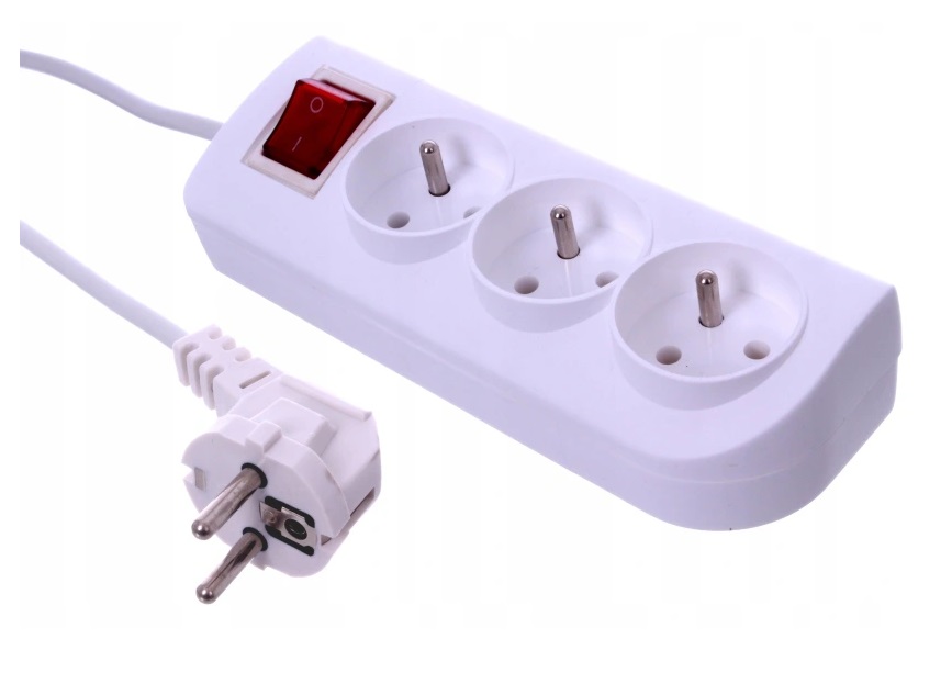 

Przedłużacz listwa zasilająca Włącznik 3GN 1,5m