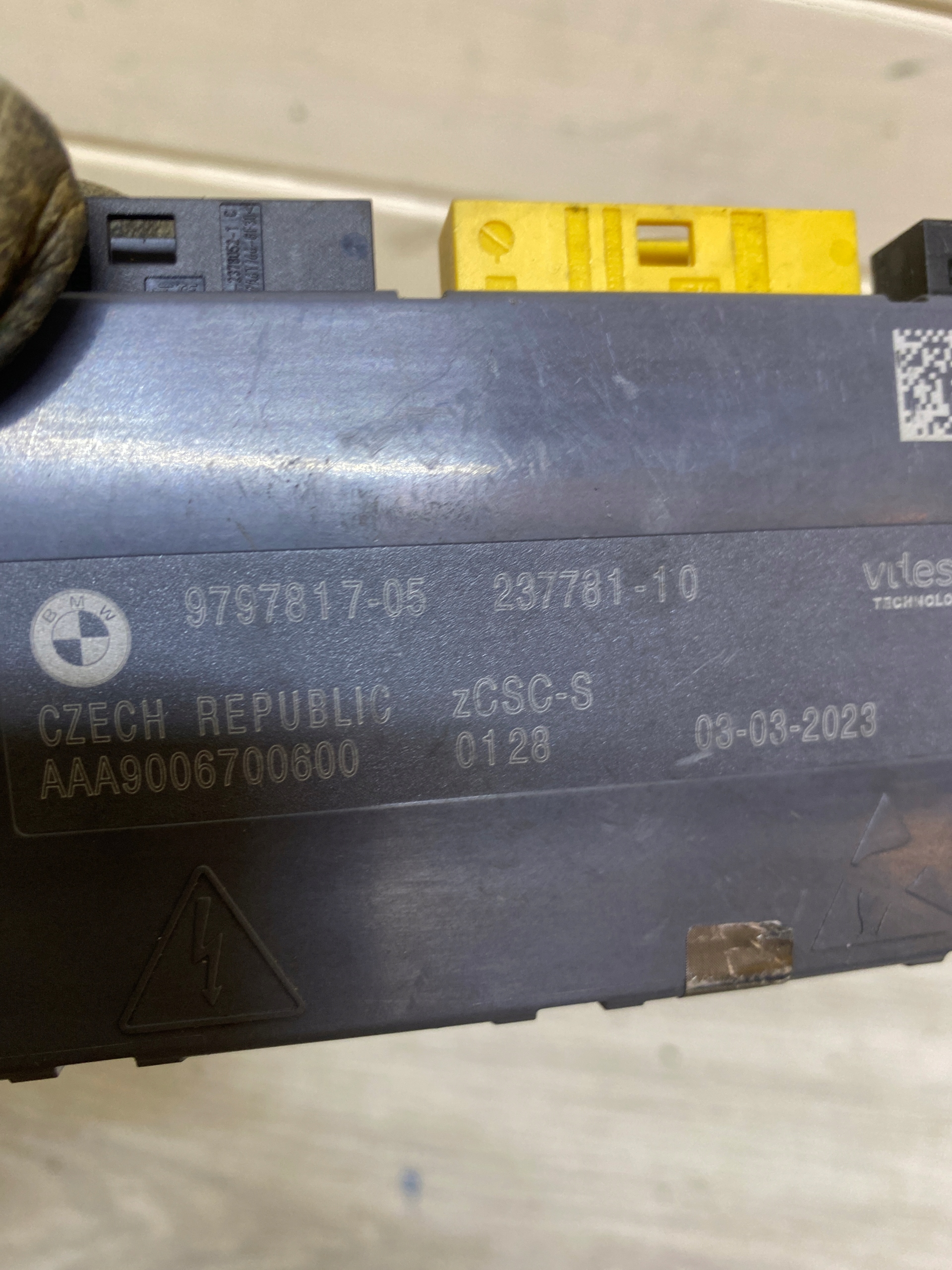 BMW 7 G70 modul Bedienteil CSC 9797817