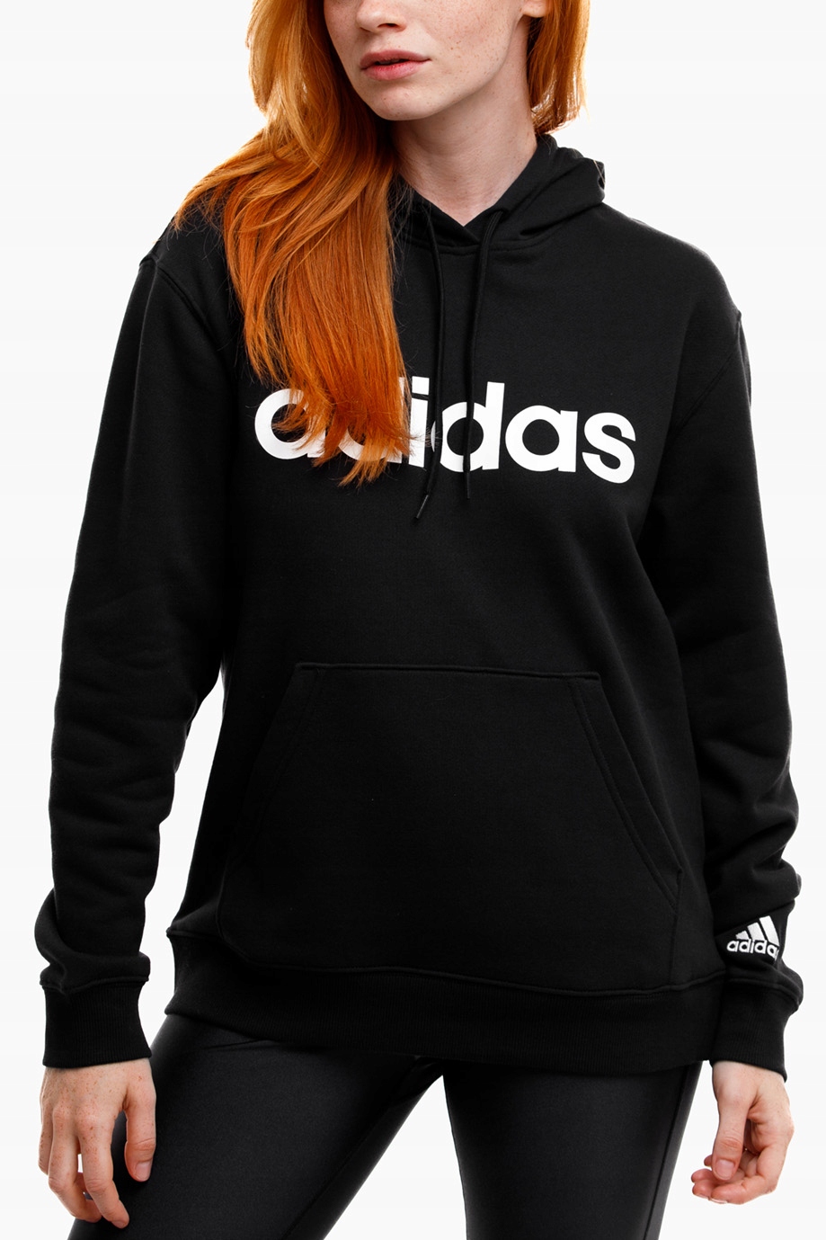 Mikina adidas Essentials s kapucí Bavlněná sportovní mikina vel S