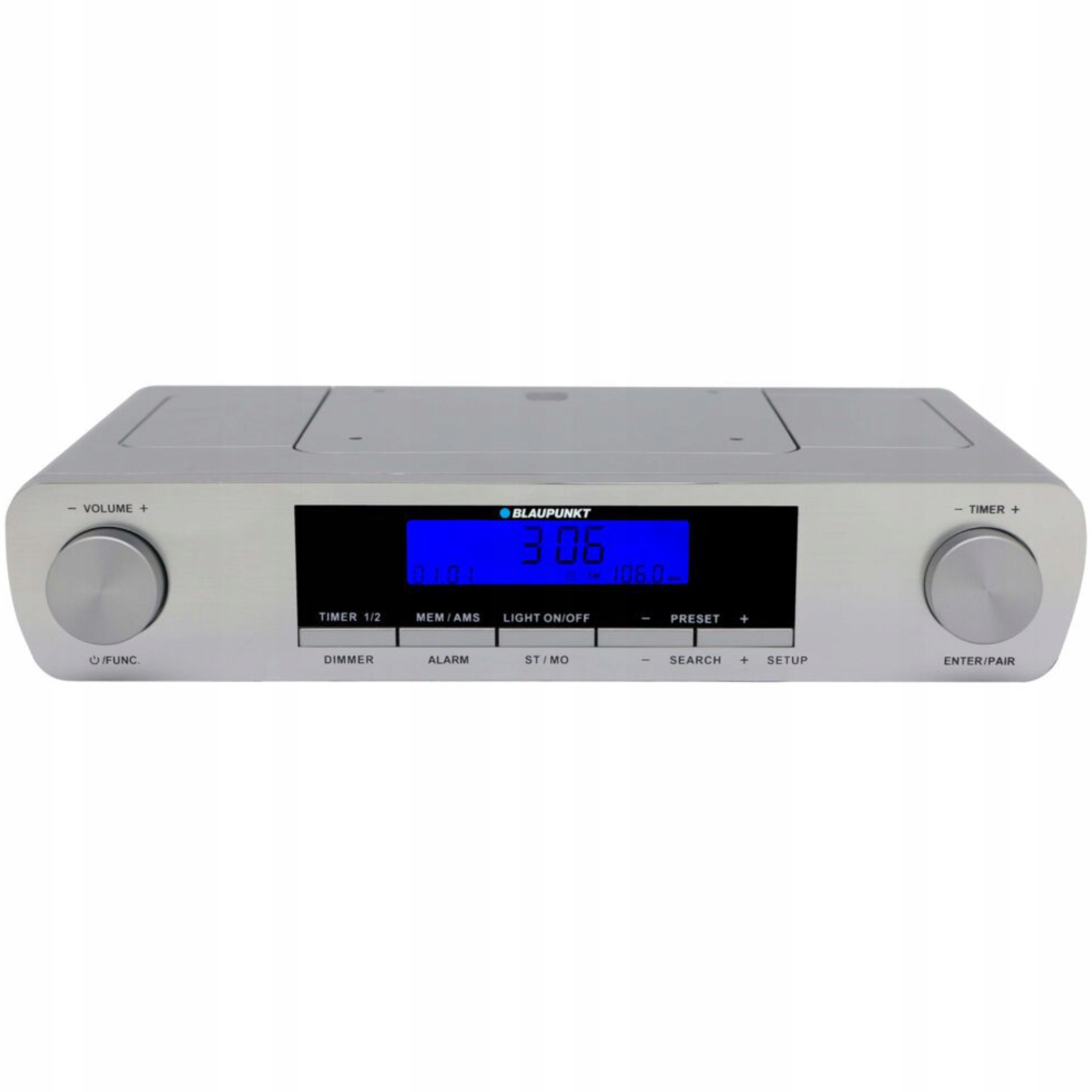 Blaupunkt KR14BT Radio FM Bluetooth Srebrny