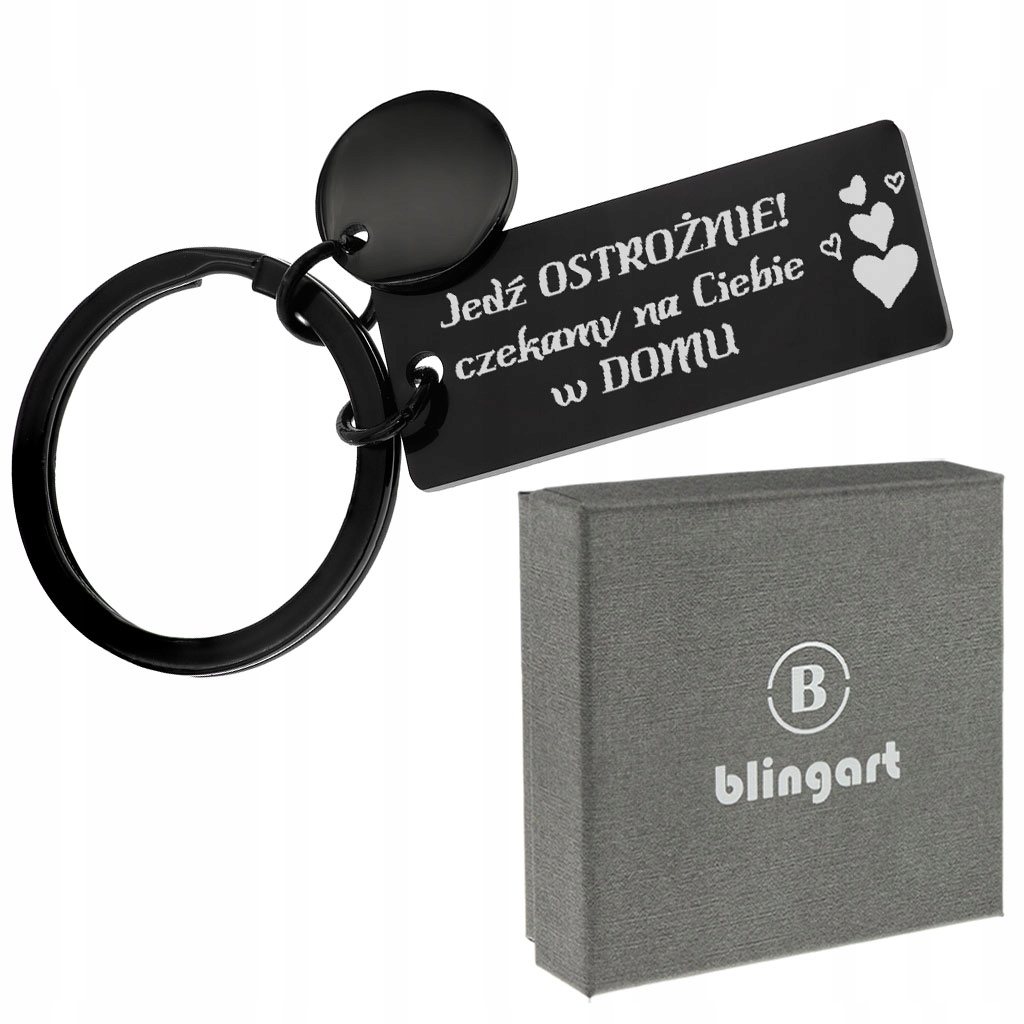 

Brelok do kluczy Z Grawerem stal 316L Dla Kierowcy