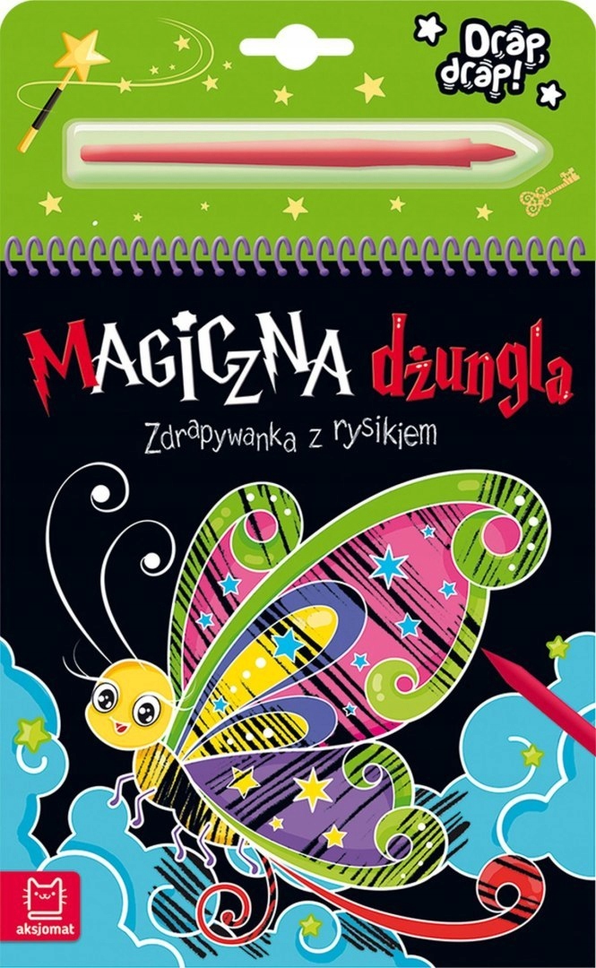 

Magiczna dżungla Zdrapywanka z rysikiem Wydrapywan