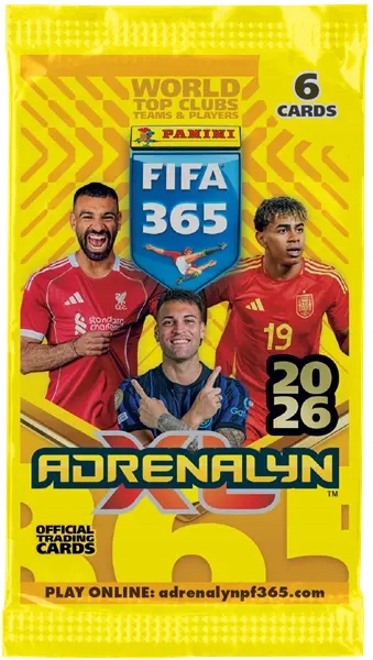 Fifa 365 Adrenalyn XL 2026 50 saszetek po 6 kart