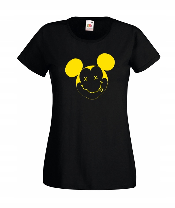 

L Koszulka Damska Myszka Miki Mickey Mouse Wzory