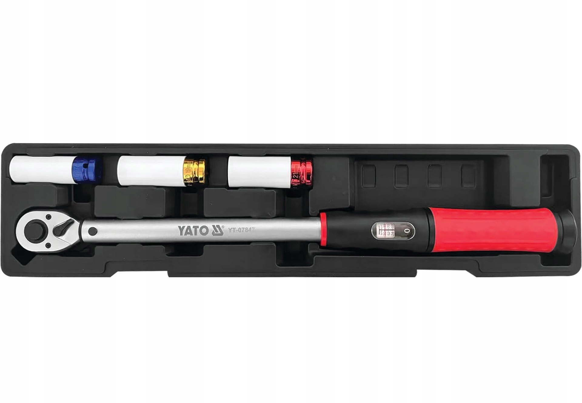 Zestaw Dynamometryczny Klucz Do Wymiany Kół 4CZ 1/2" 40-220 Nm yt-7847