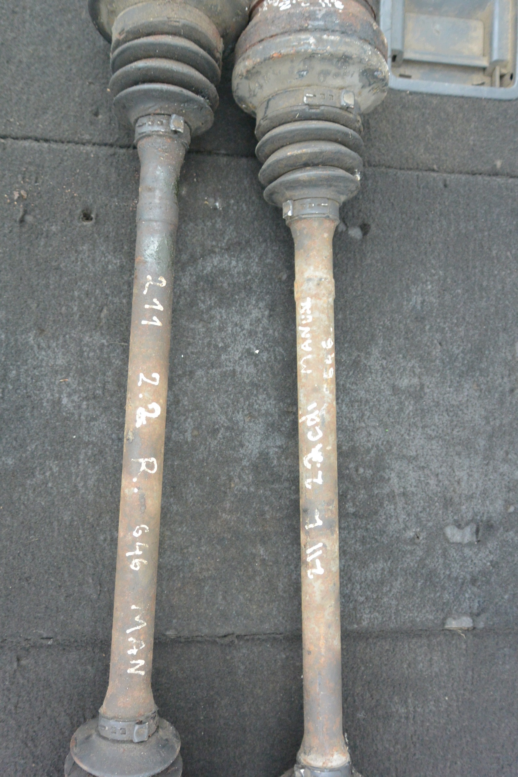 semi-axis rear part right left MANUAL MERCEDES-BENZ E-class W211 2.2 CDI OM646 KPL
