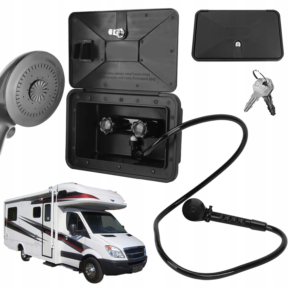 Sada venkovního sprchového koutu pro karavan Boat Marine