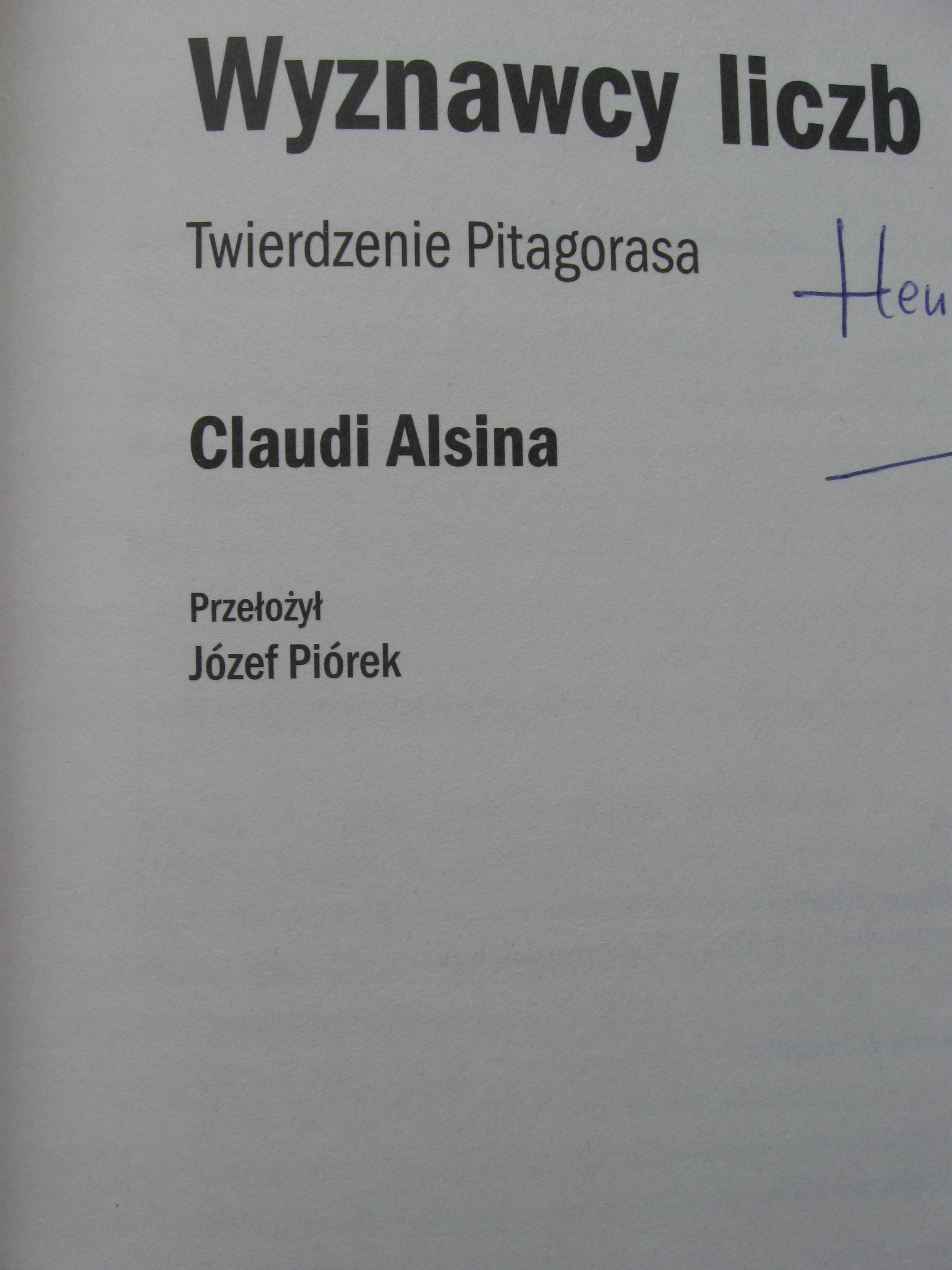 WYZNAWCY LICZB Twierdzenie Pitagorasa Wydawnictwo RBA