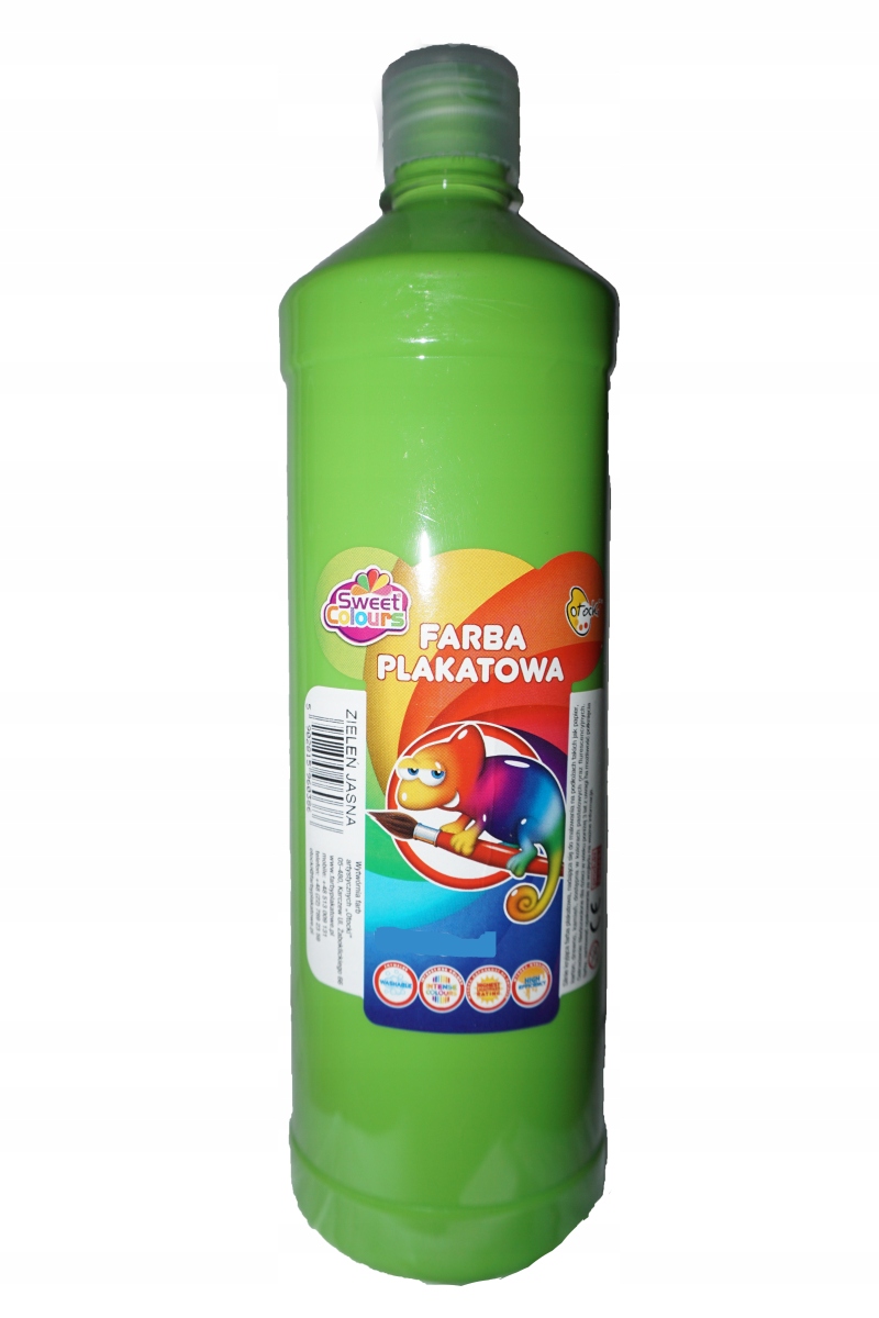 

Farba Plakatowa Tempera Jasny Zielony 1000ML