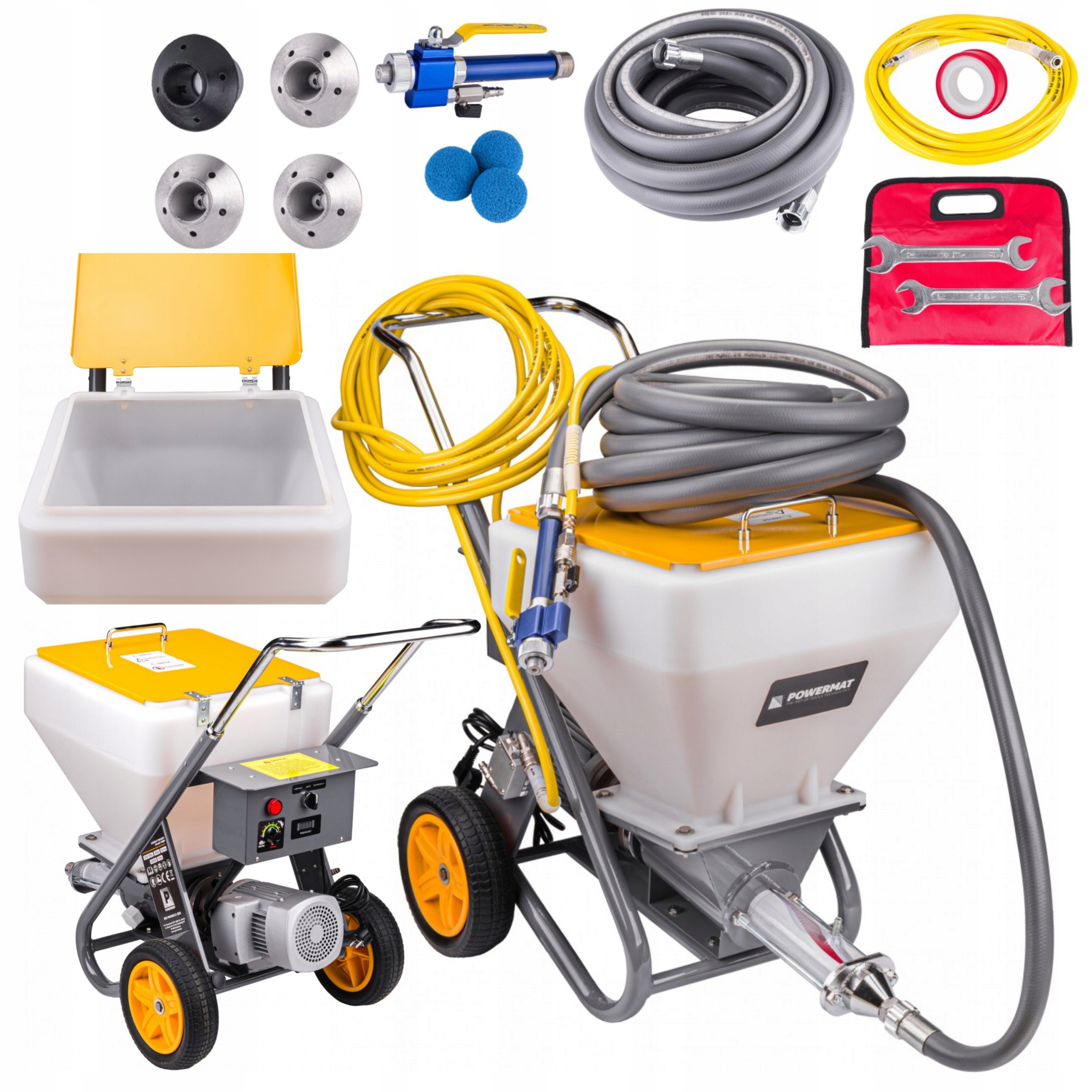 Powermat Omítací Agregát Pro Omítky Hladítko 1500W PM-AGT-1500M