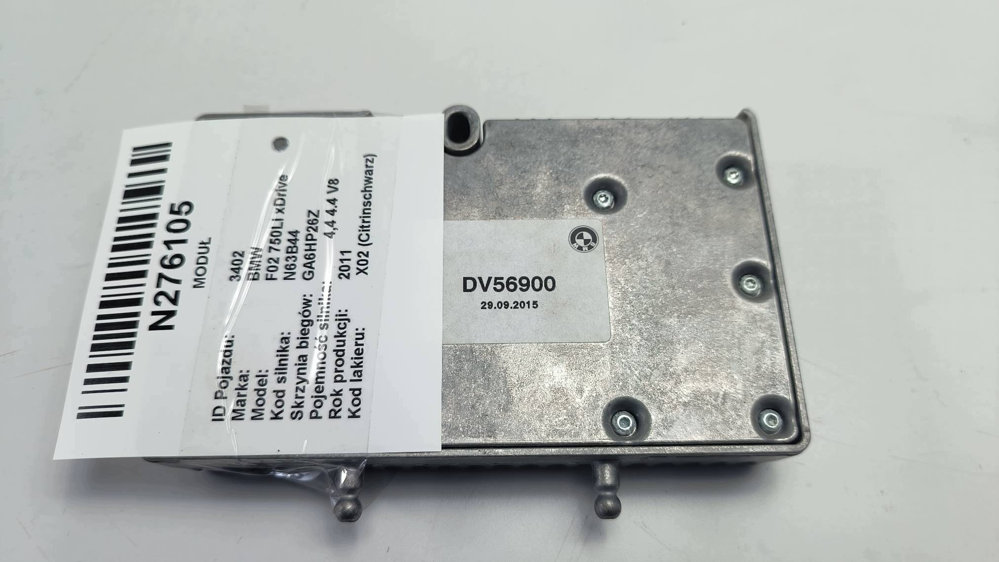 modulo NIGHT VISION 9286713 BMW F02 750Li xDrive