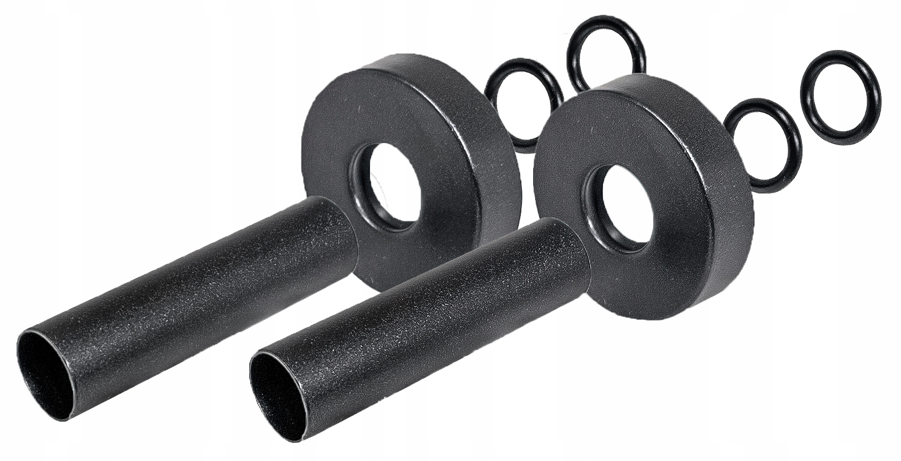 ROZETA MASKOWNICA POJEDYNCZA 2 SZTUKI CZARNY MAT