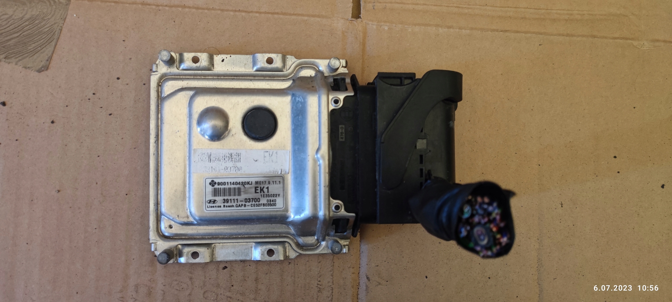 I20 LIFT 12-14 computer control unit of the engine 1.2 16V