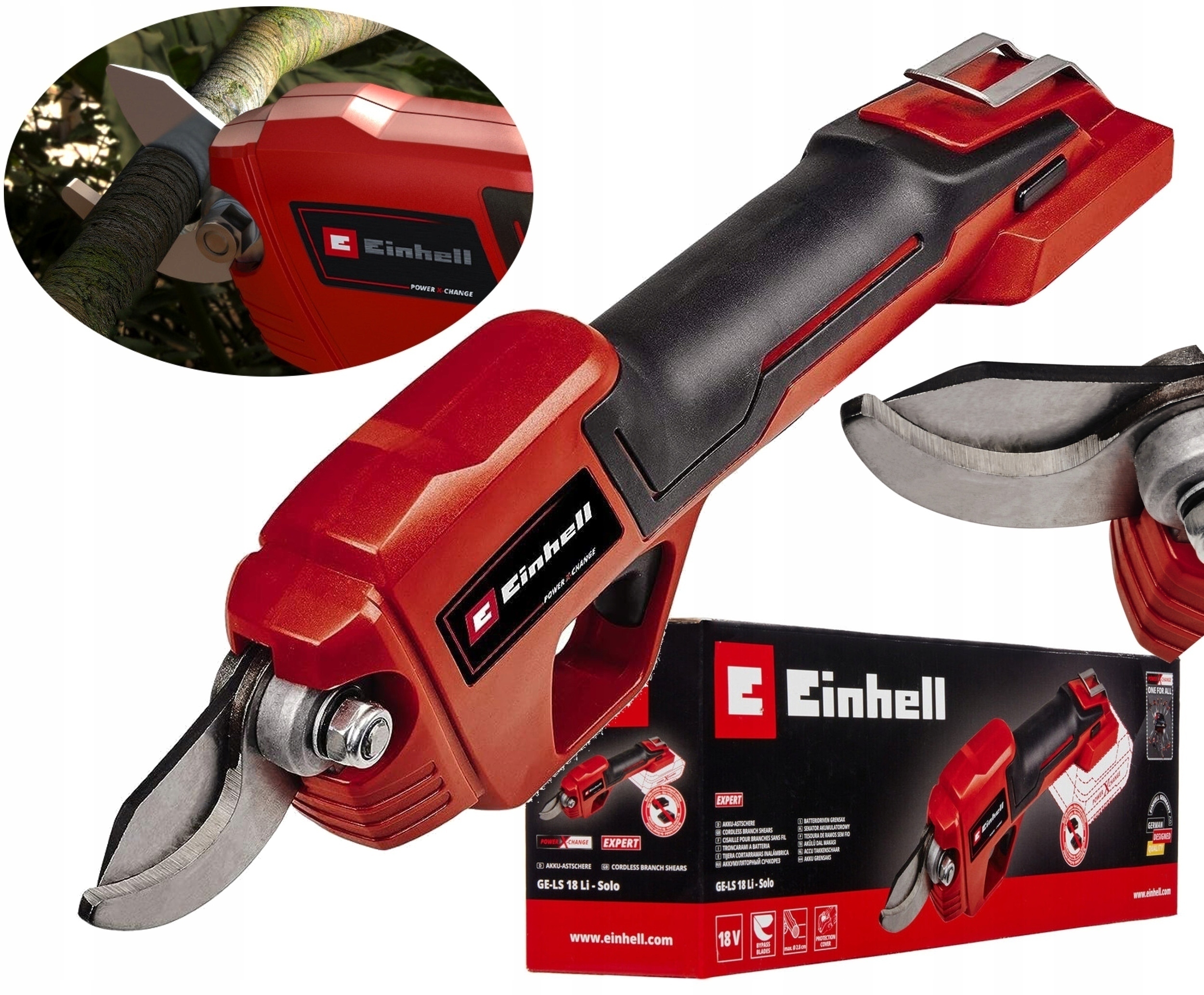 Akumulátorové Záhradné Nožnice Na Konáre A Kríky, Elektrické 18 V