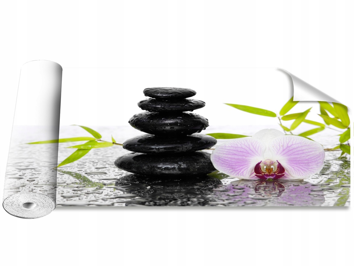 

Tapeta Samoprzylepna Kamienie i Orchidea 250x104