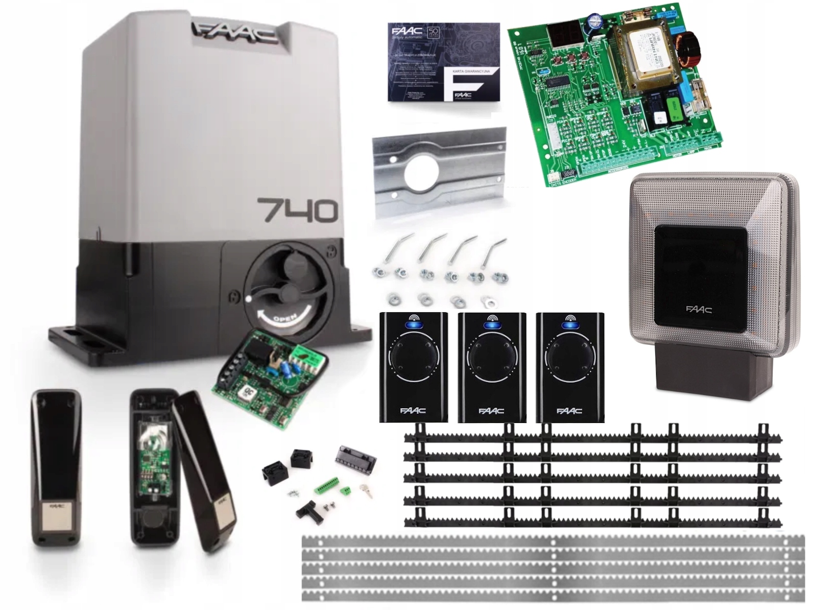 NAPED - ZESTAW FAAC 740 + LAMPA