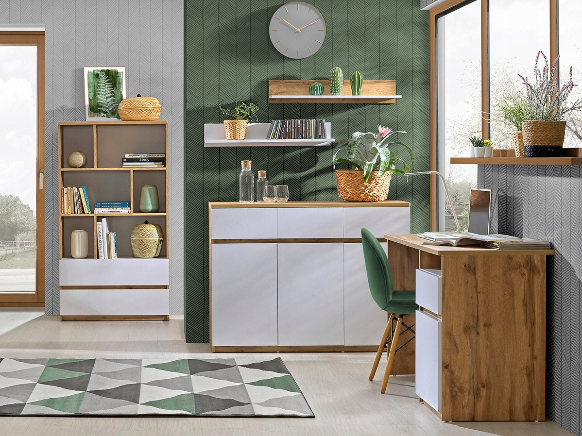 Duża Komoda z Szufladami ARKADO AR06 120 drzwi Szerokość mebla 120 cm