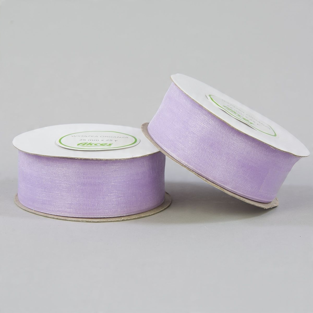 

tasiemka wstążka szyfonowa organza b.fiolet 25mm