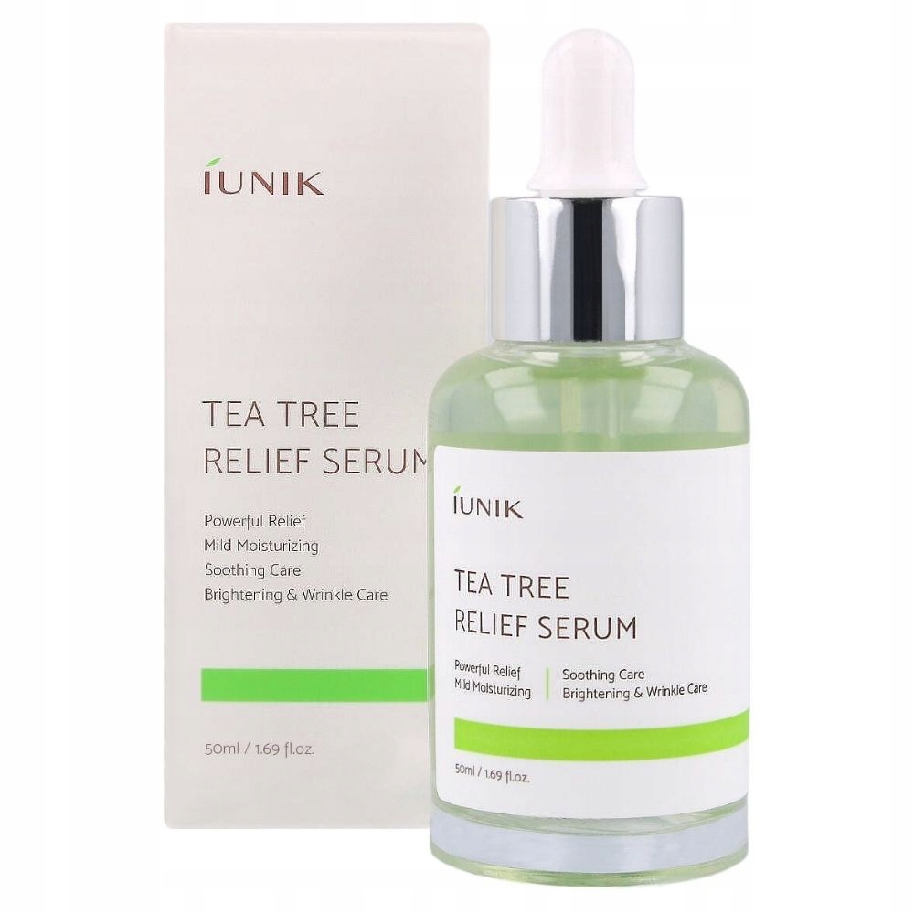 Korejské sérum iUNIK Tea Tree Relief proti akné Hydratační 50 ml