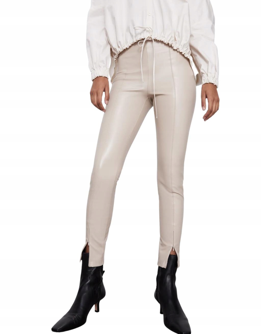 

C0229 ZARA__ML5 Spodnie Imitacja Skóry__xs