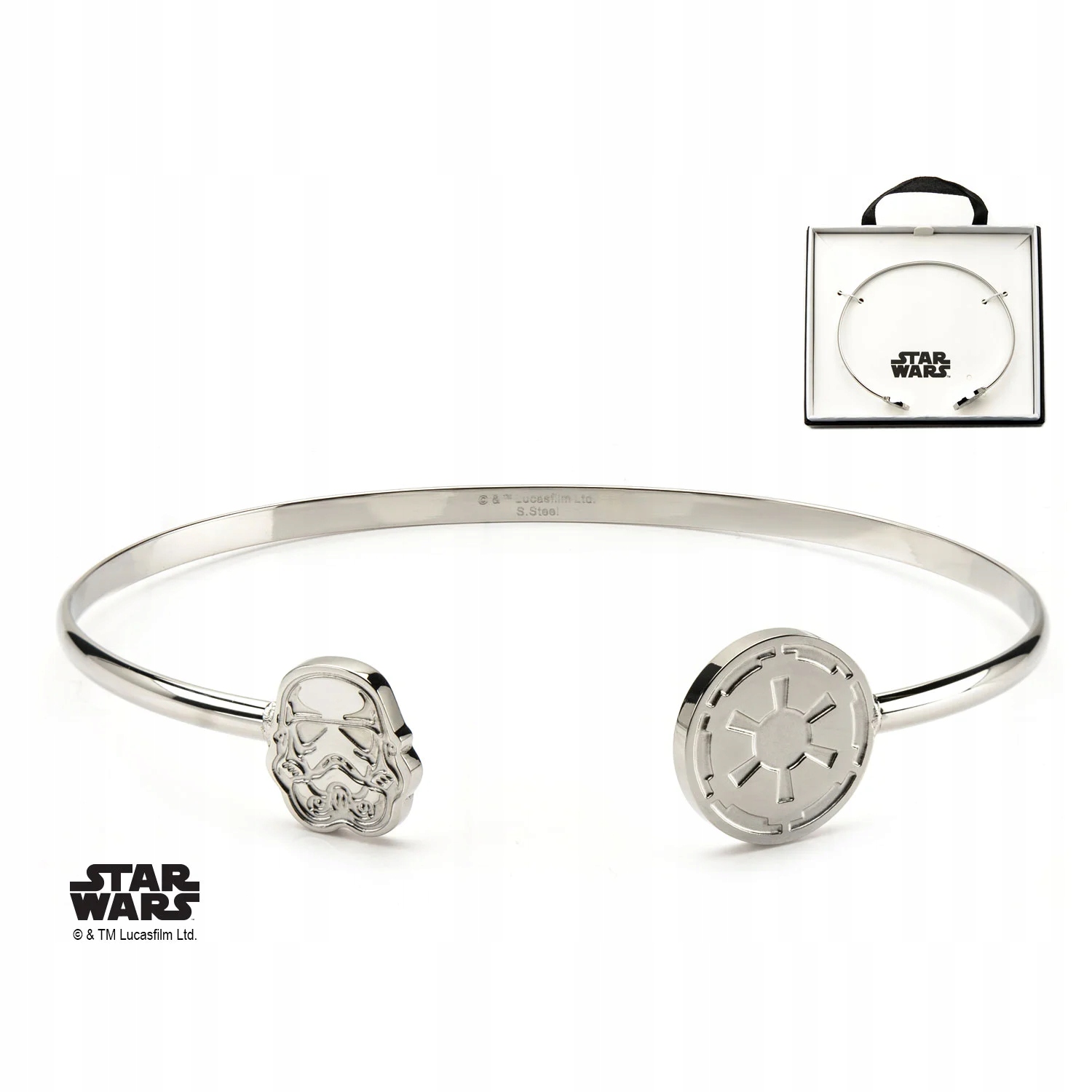 Star Wars – dámský náramek z z nerezové oceli Stormtrooper Cuff Bangl
