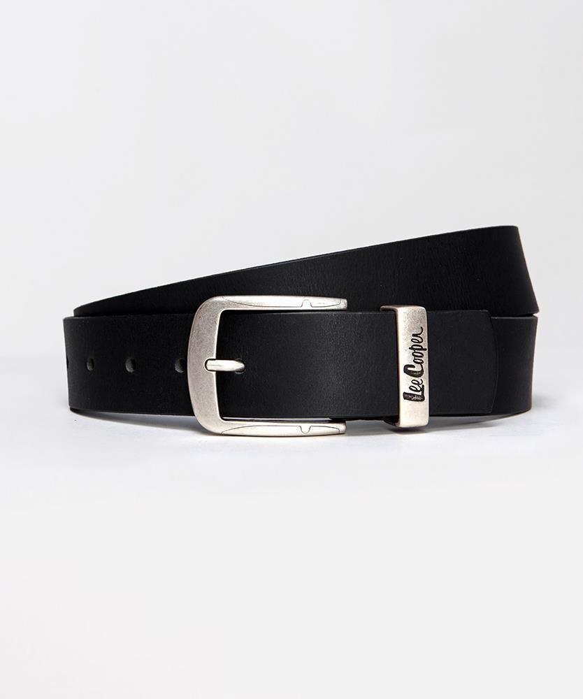 

Lee Cooper Skórzany pasek Męski LCJ002 Black r. M