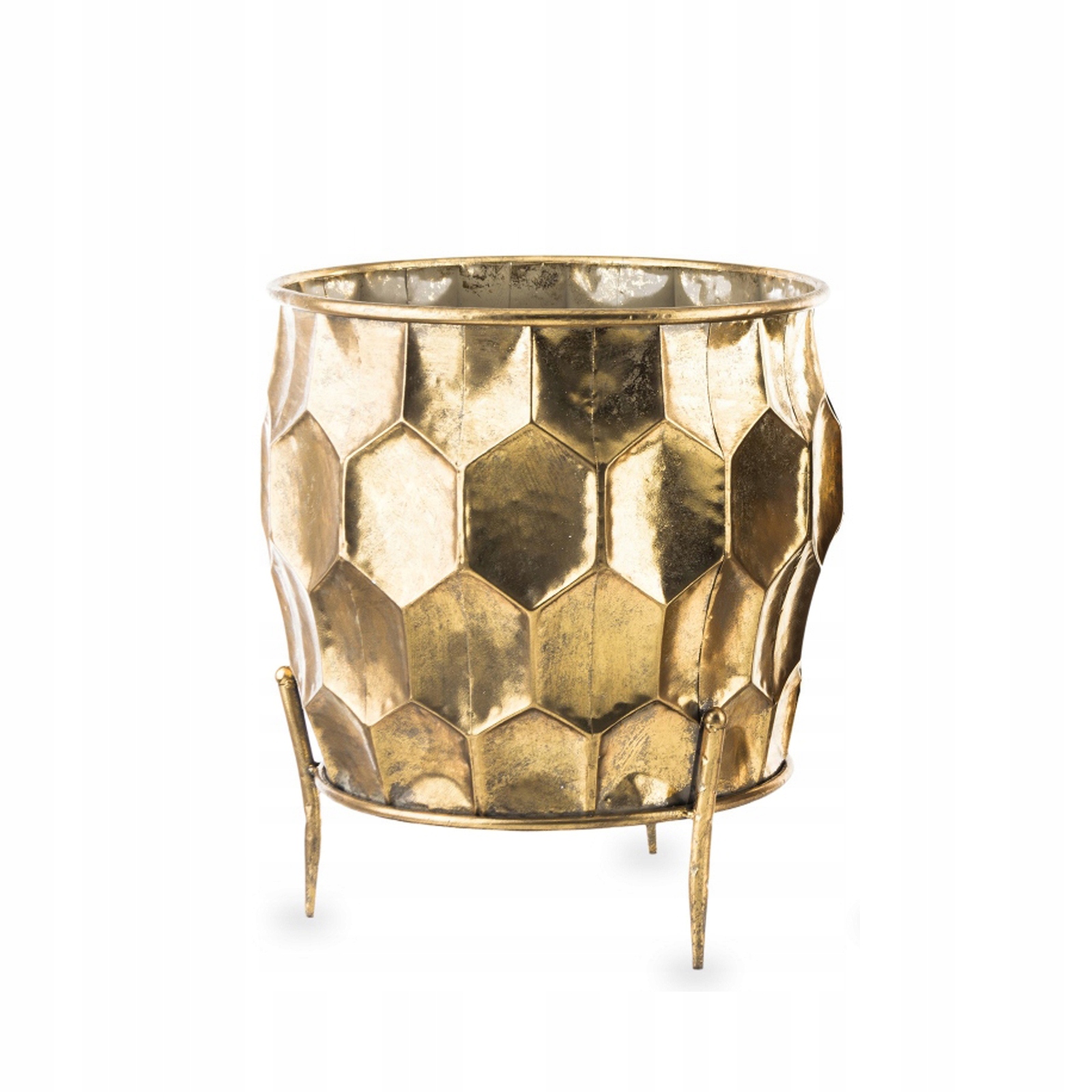 Obal Na Kvetináč na kvetináč so zlatými nožičkami