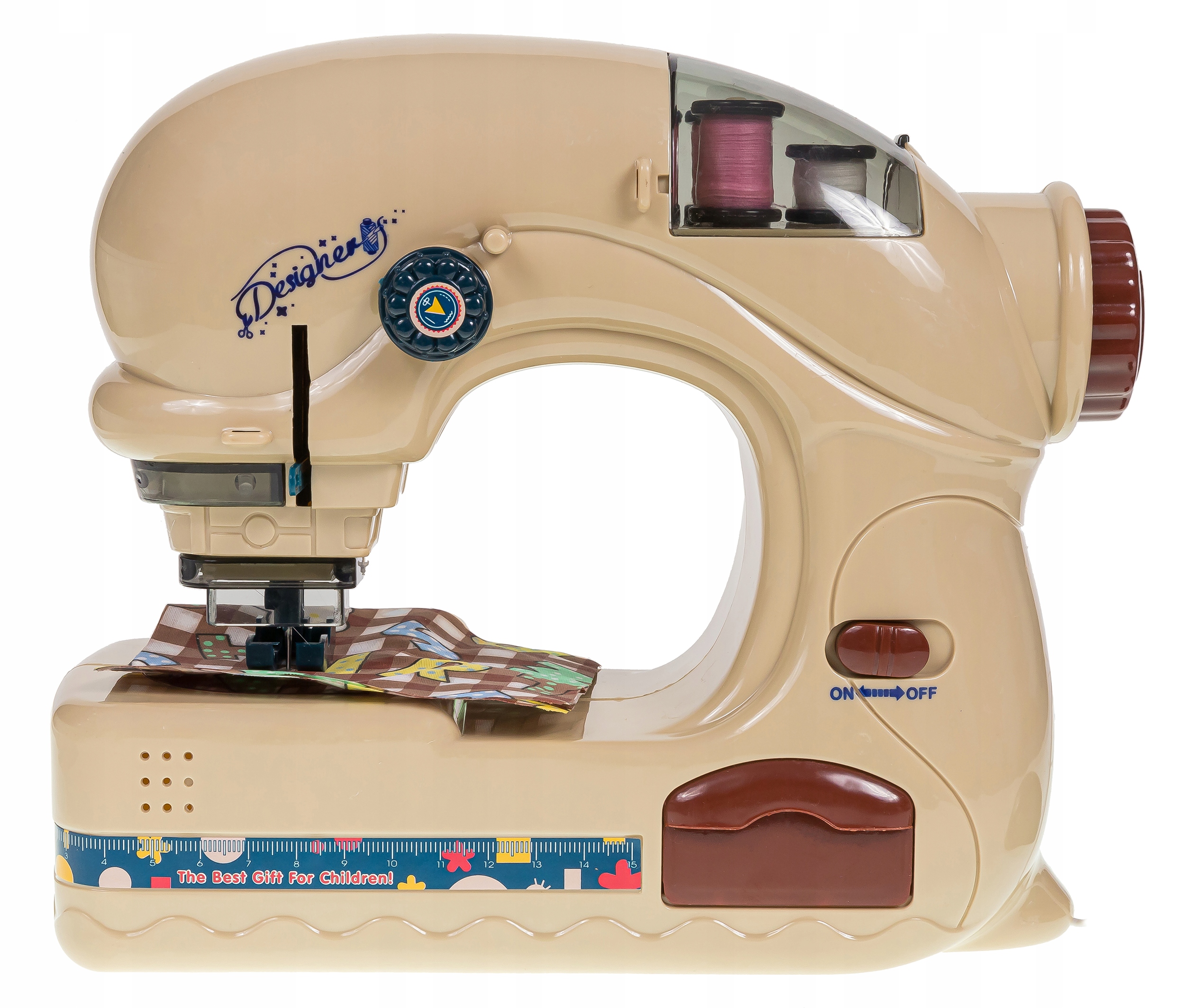 MASZYNA DO SZYCIA DLA DZIECI AKCESORIA OSŁONA LED Baterie AA