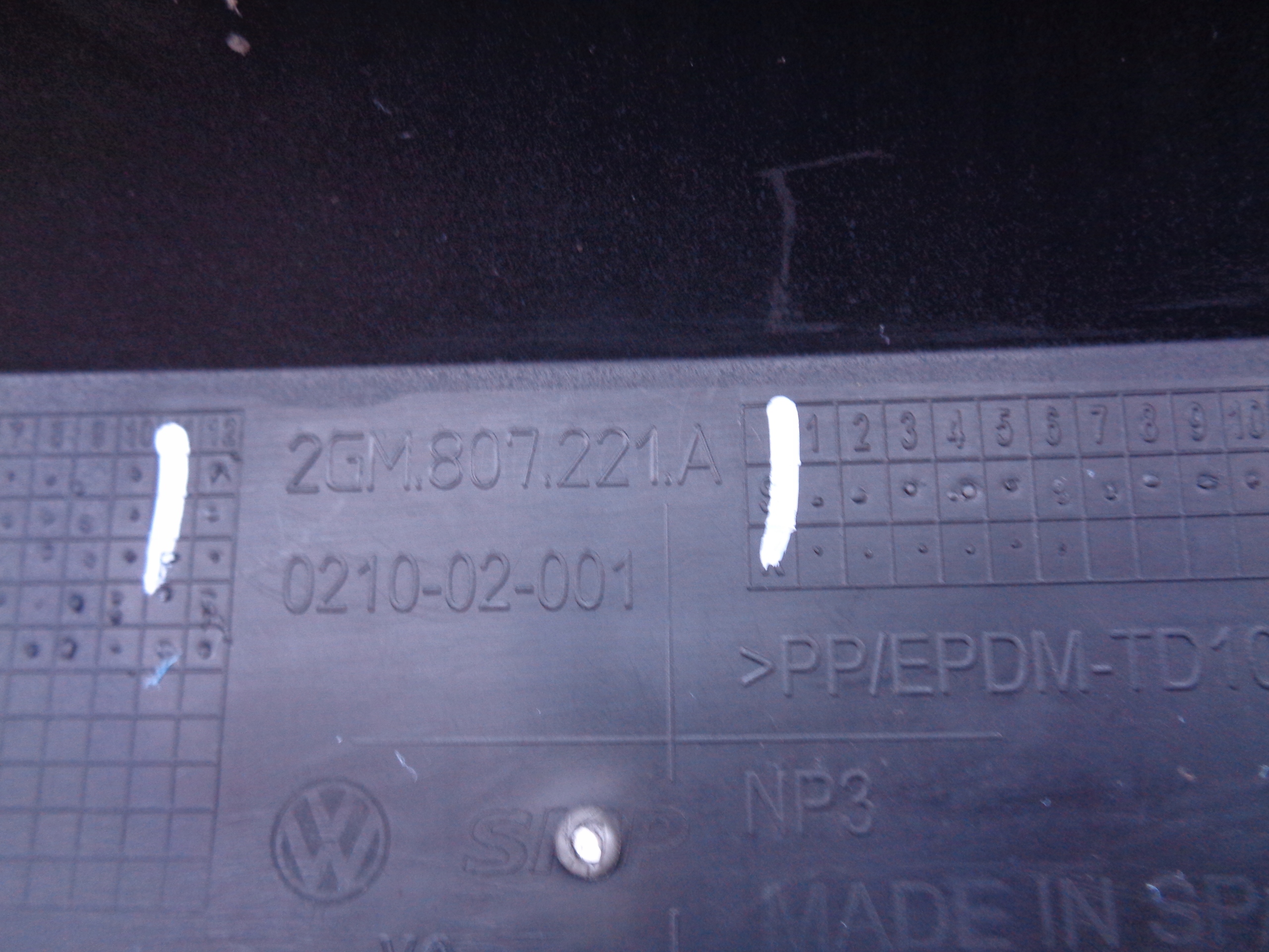 front bumper VW T-CROSS 2GM 18- NR 45612