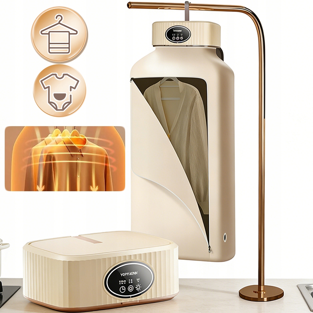 Mini Sušák Elektrická Přenosná Sušák Elektrická, skládací Sušák