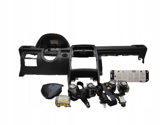 MERCEDES A W169 LIFT 08- DESKA KONSOLA PODUSZKI PASY MODUŁ A1698204085