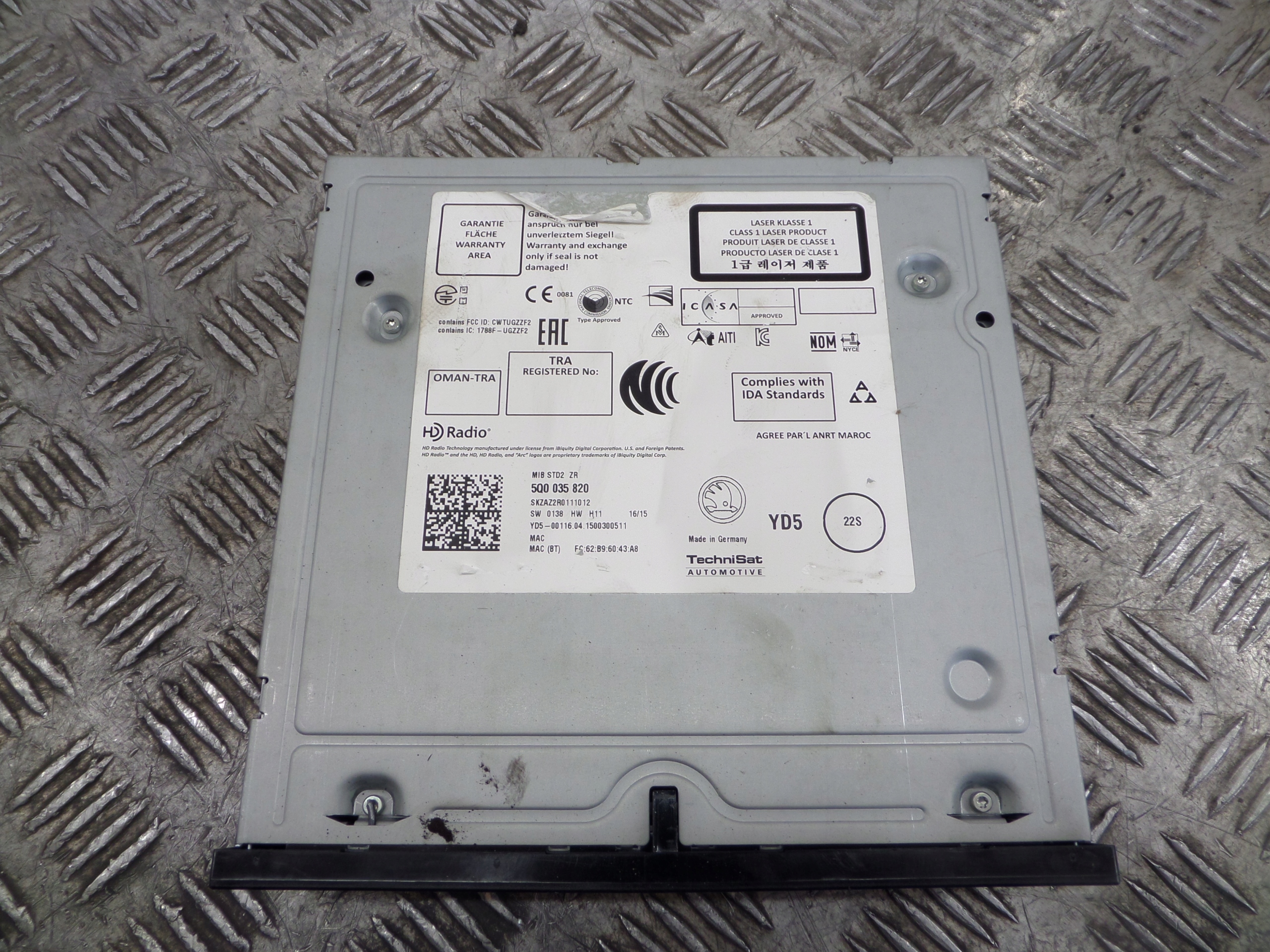 Skoda Fabia Jednostka sterujaca Multimedia modulo 5Q0035820