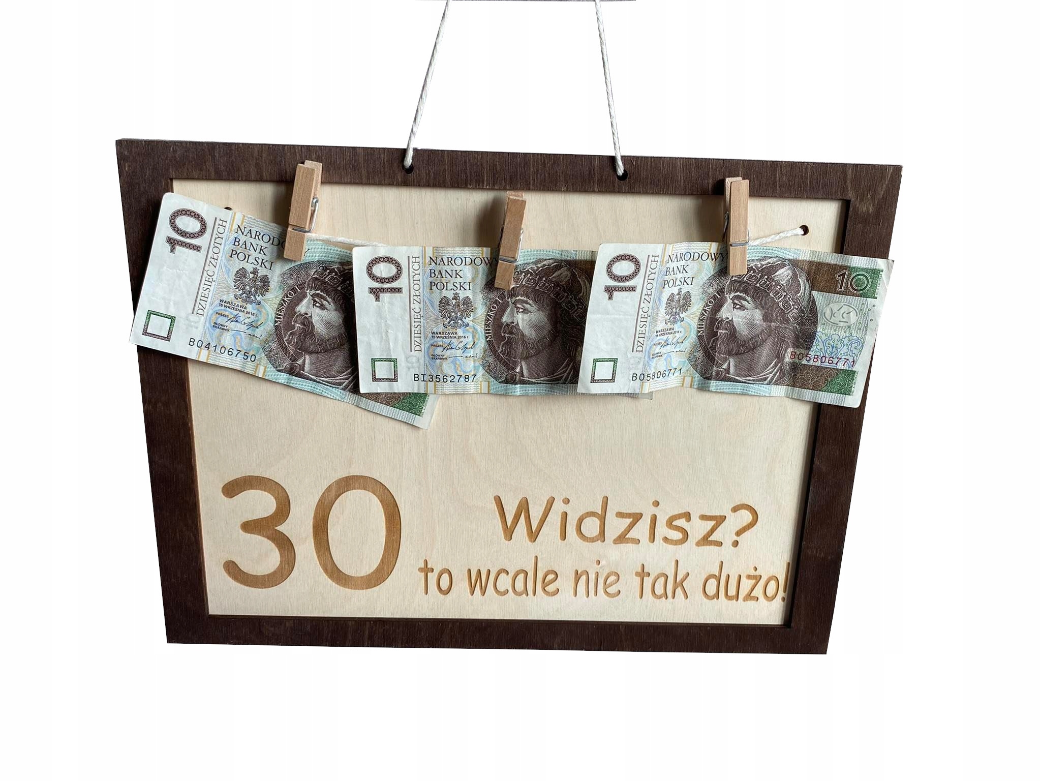 

Prezent na urodziny 20 30 35 40 50 tabliczka ramka