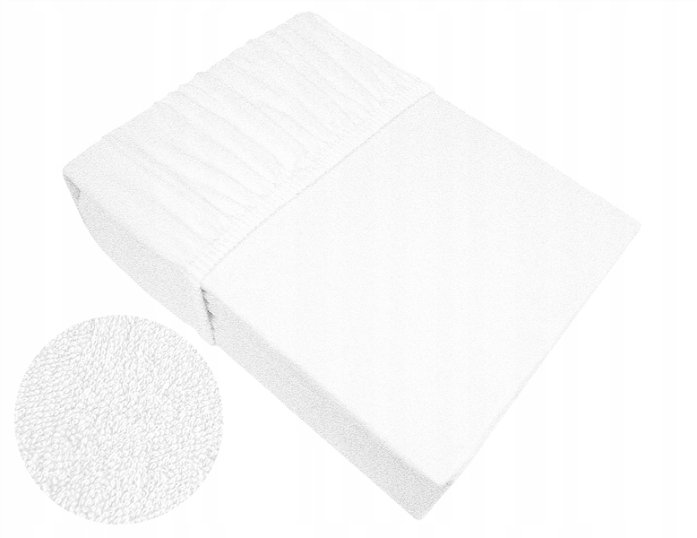

Prześcieradło Frotte z gumką 120X200 Białe 25cm