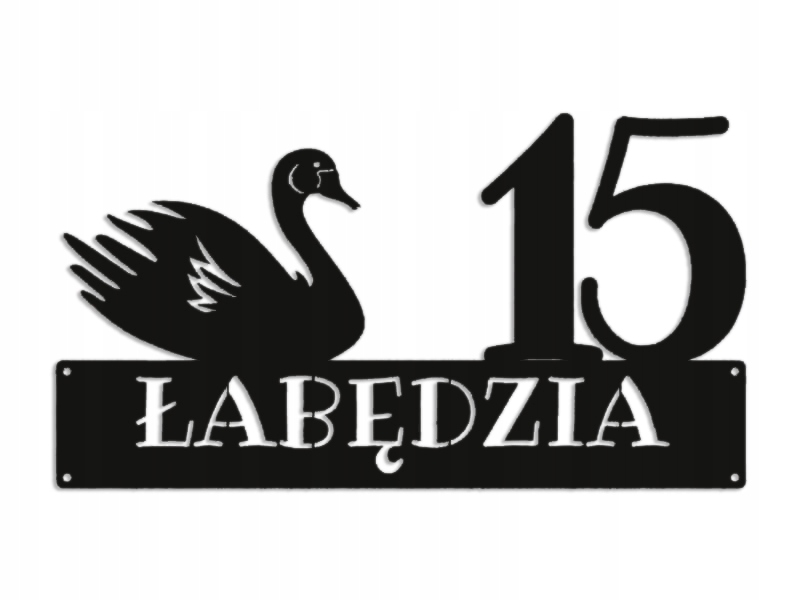 Číslo Na Dom 80 cm Tabuľa Adresa Ocel 2 mm Grafika 5371