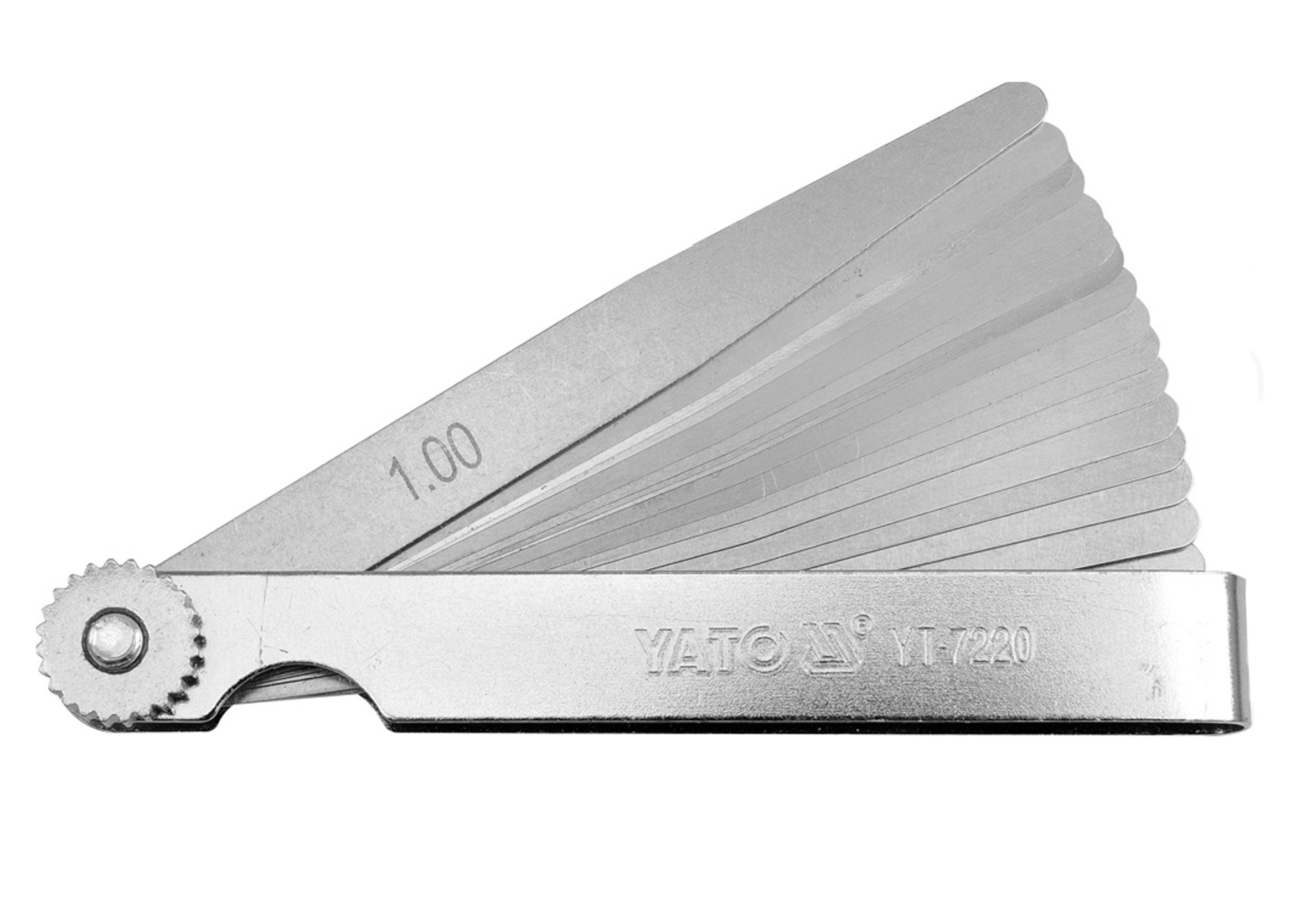 

Yato Szczeliniomierz 100mm 0,02-1 17szt YT-7220