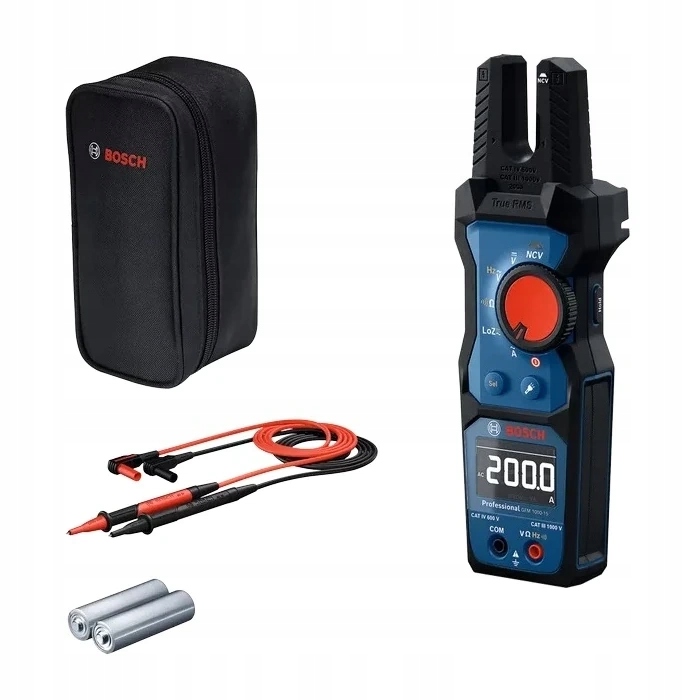 Elektrický tester Bosch Gfm 1000-15 s otvorenými kliešťami True Rms LCD IP54