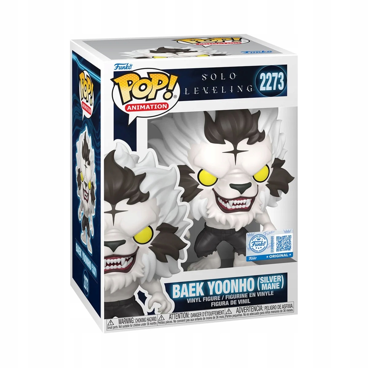 Funko Pop! Solo Leveling Baek Yoonho (Stříbrná hříva) #2273
