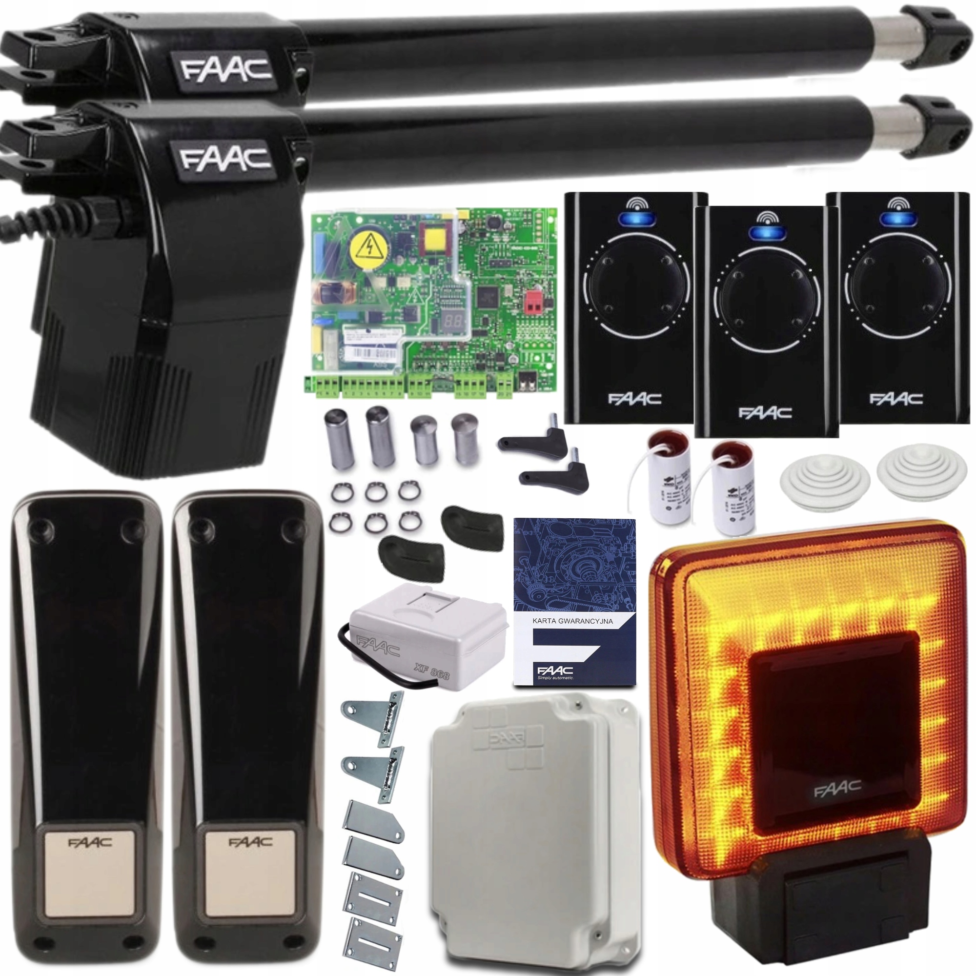 

Zestaw automatyki do bramy Faac 414 Short Xled