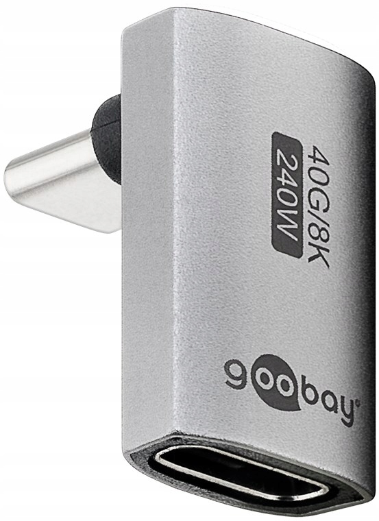 Adapter Usb-c Goobay 74442 Kompaktowy, Metalowy, 8K