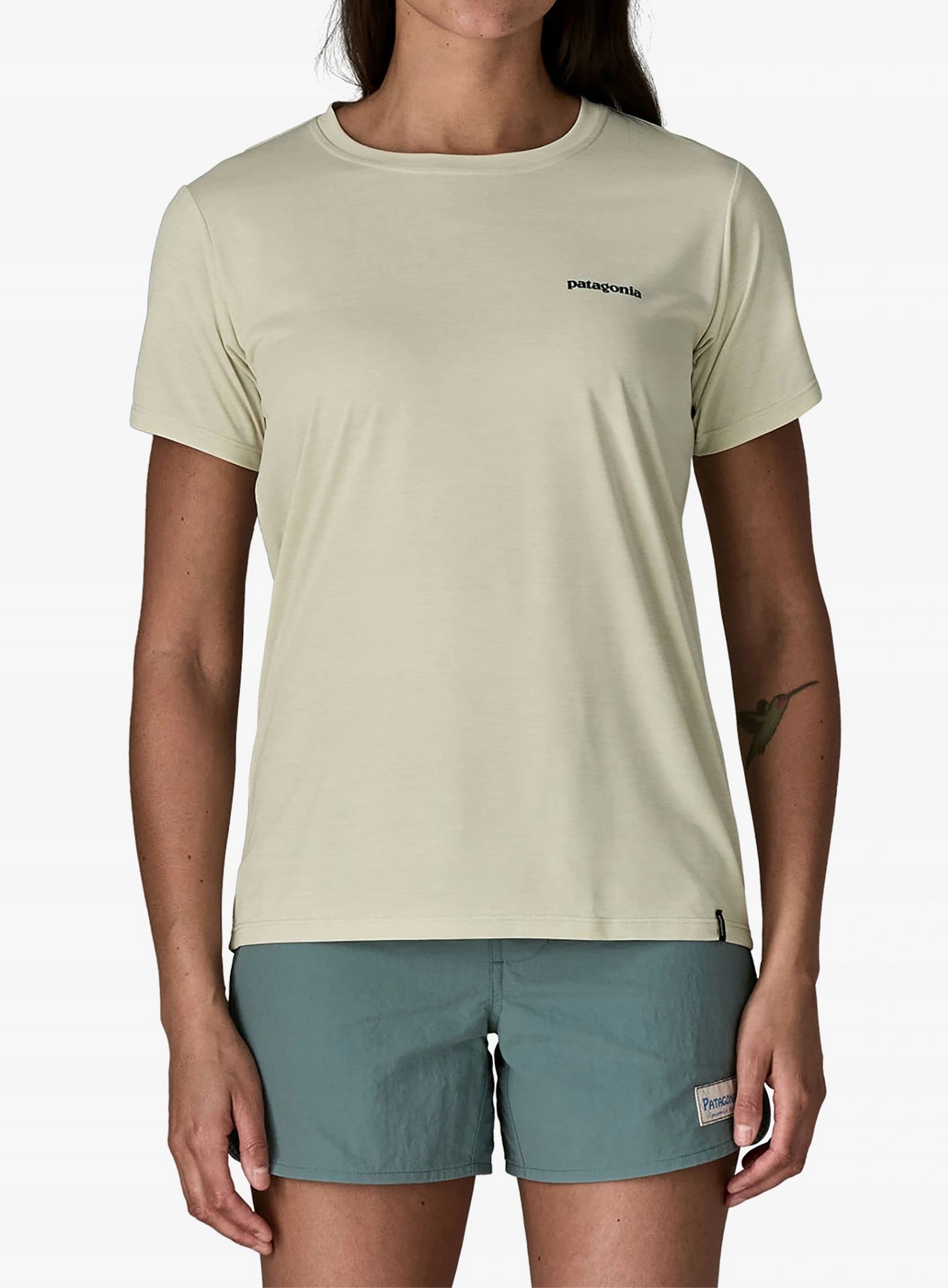 Dámské tričko Patagonia Cap Cool Daily Shirt Boardshort Logo dyno L